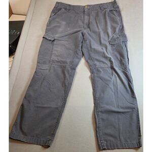 Carhartt Relaxed Fit Gray Work Pants 40x32 Heavy Duty Utility Distressed